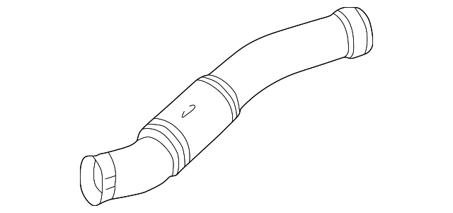 5097821AA INTAKE HOSE, LEFT