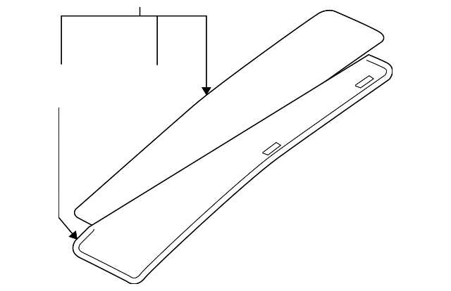 79700-7Y005 Деталь SUNROOF GLASS