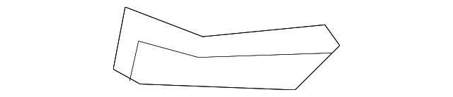 52536-50070 BUMPER COVER RETAINER, LEFT
