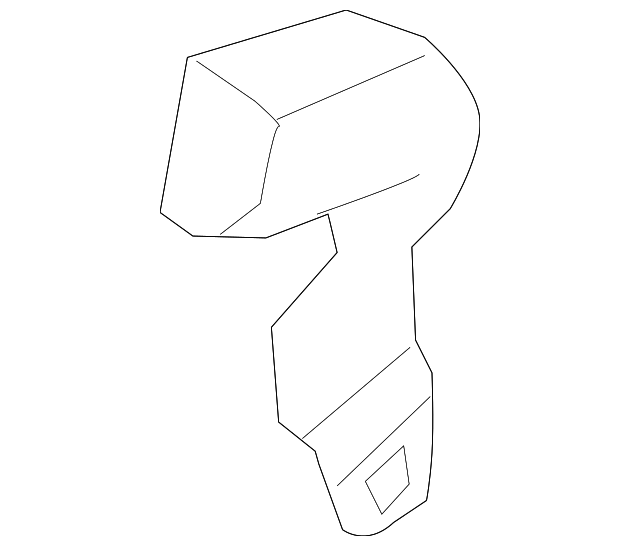 89840-1U510J7 Деталь OUTER BUCKLE, RIGHT