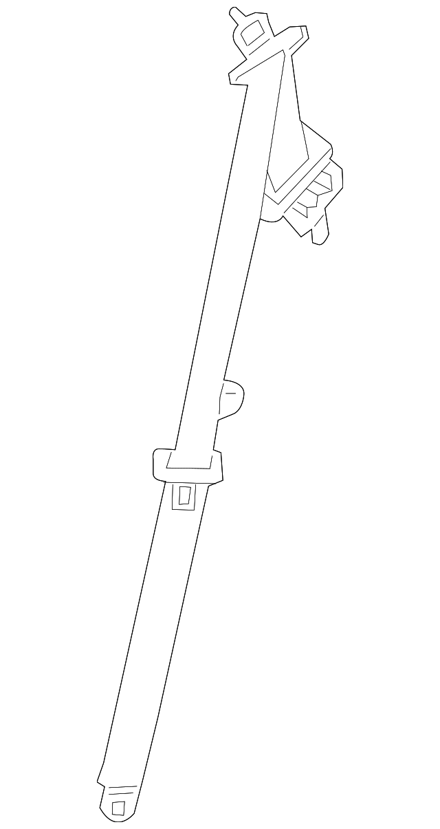89810-1U510J7 Деталь BELT & RETRACTOR, LEFT