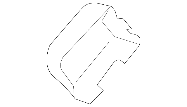 89897-2P010 Деталь RETRACTOR COVER, LEFT