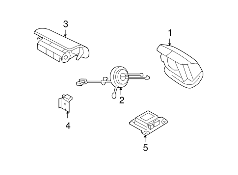 E-150 AIR BAG COMPONENTS