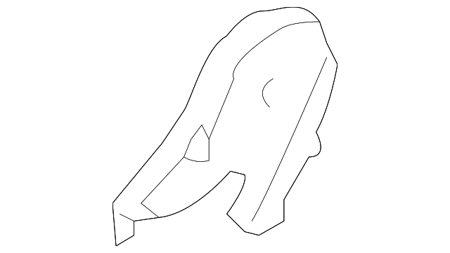 87406-7S500 INNER COVER, RIGHT
