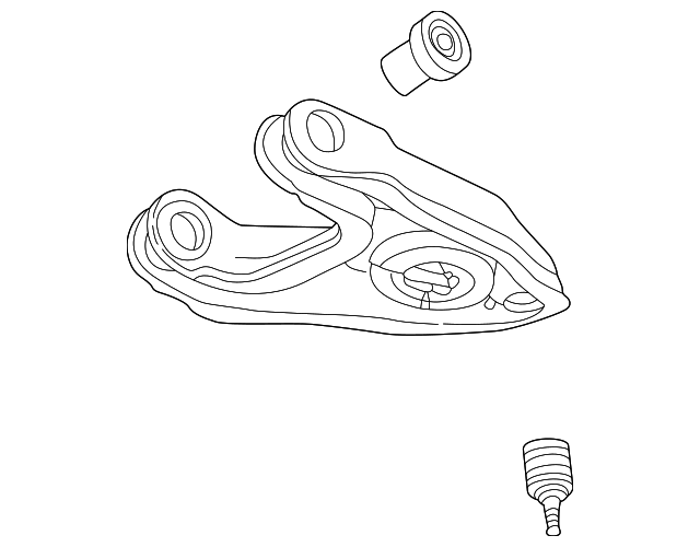 2L3Z-3079-AC Деталь LOWER CNTRL ARM, LEFT