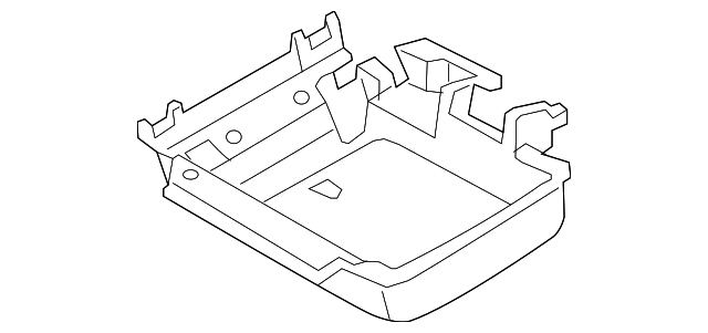 C245881F0A34 Деталь TRAY, RIGHT