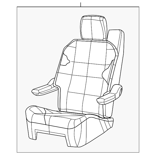 1CY461S3AA Деталь SEAT ASSY, RIGHT