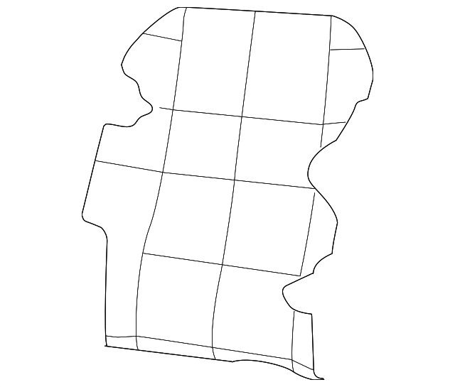 1HV331T1AA Деталь SEAT BACK COVER, LEFT