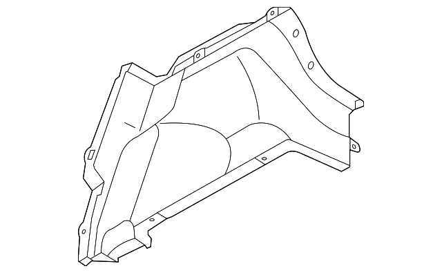 85740-1M400VA Деталь WHEELHOUSE TRIM, RIGHT