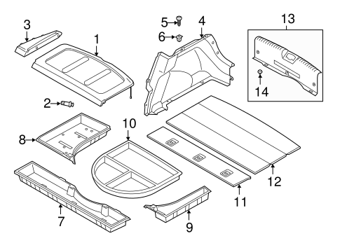 Forte INTERIOR TRIM - REAR BODY 3