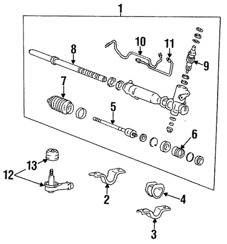 Sonata STEERING GEAR & LINKAGE 2