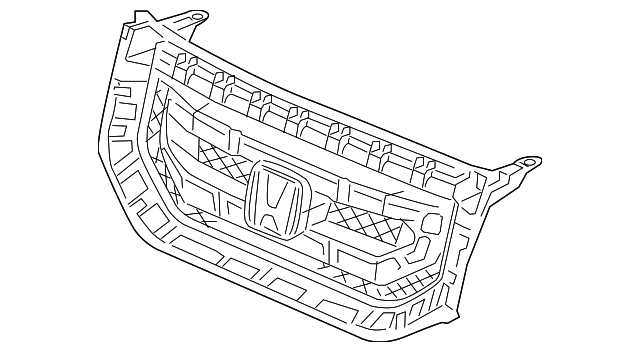 75101-SZA-A01ZA Деталь BASE, FR. GRILLE *NH533* (BUMPER DARK GR