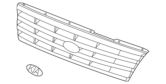 86350-3C010 Деталь GRILLE