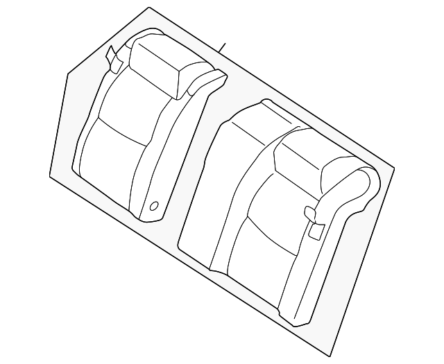 88650-1Z100 Деталь SEAT BACK ASSY, LEFT