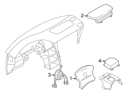 Quest AIR BAG COMPONENTS