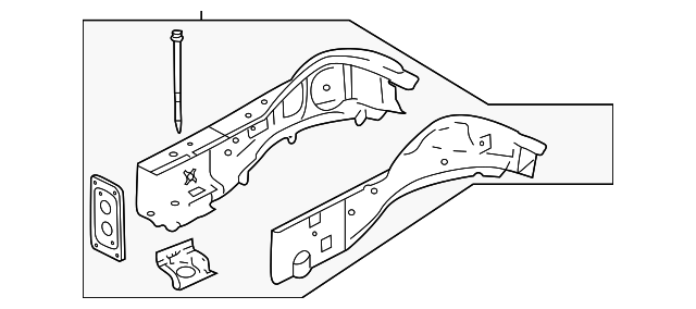 GK2A-54-31XK Деталь LOWER RAIL, LEFT