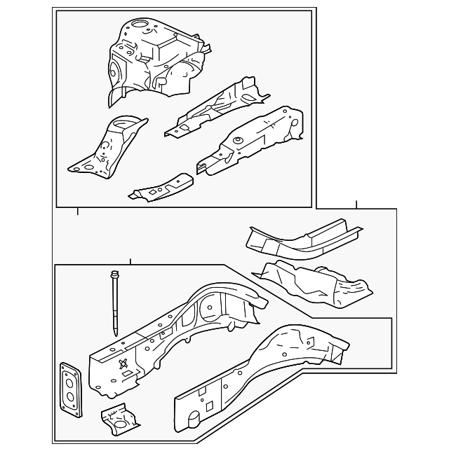 GKYA-53-20Y Деталь APRON/RAIL ASSY, RIGHT