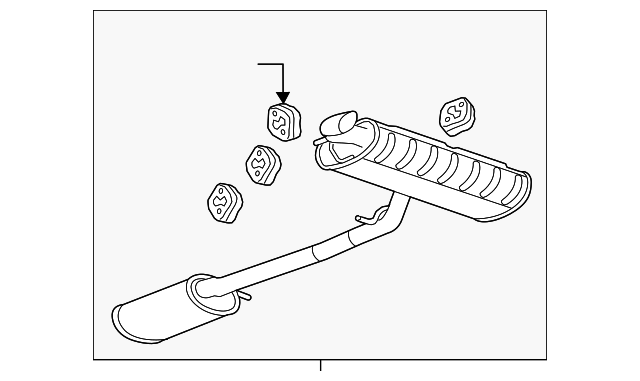 23442413 MUFFLER W/TPIPE