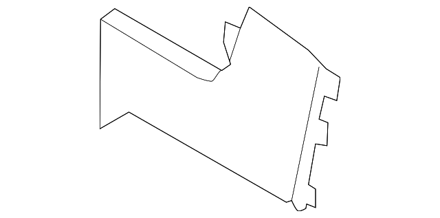58833-0C050-C0 Деталь SIDE TRIM PANEL, LEFT