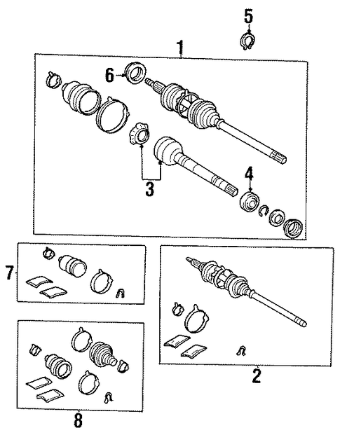 Avalon DRIVE AXLES