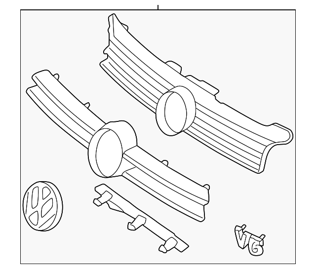 1J5-853-651-L-GRU Деталь GRILLE ASSY