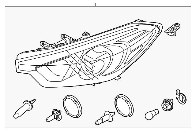 92101-A7200 HEADLAMP ASSY, LEFT