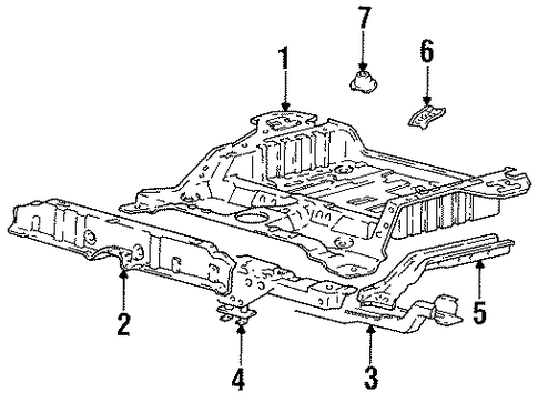 Accent REAR FLOOR & RAILS