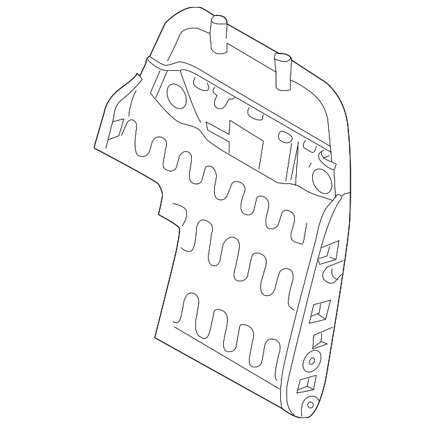 96807613 Деталь SEAT BACK FRAME, LEFT