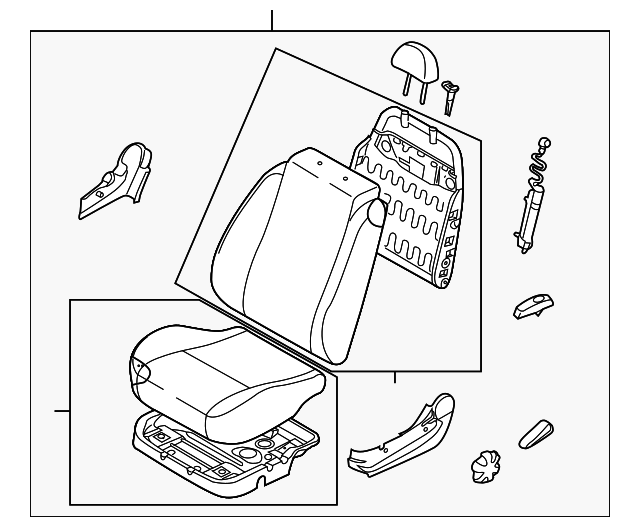 96960063 Деталь SEAT ASSY, LEFT
