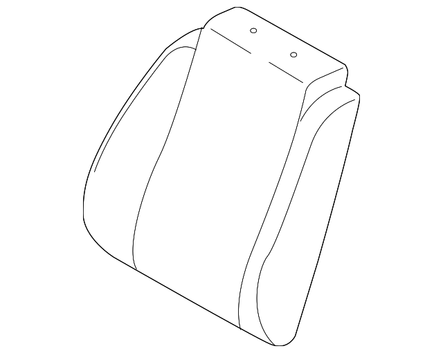 96807815 Деталь SEAT BACK COVER, LEFT