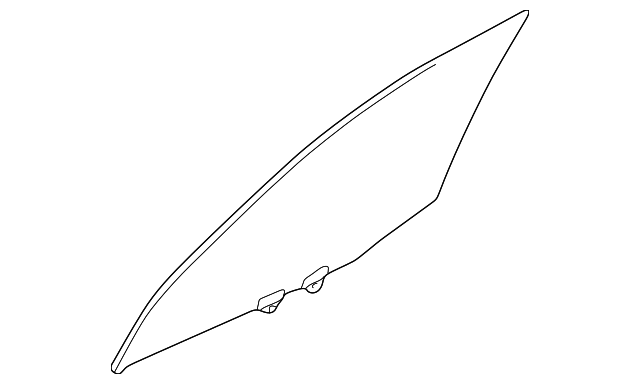 803013Y56A Деталь DOOR GLASS, LEFT