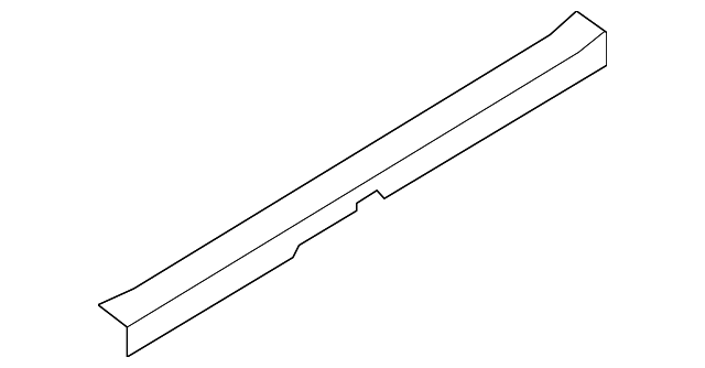 85870-3X500-RY Деталь SILL PLATE, LEFT