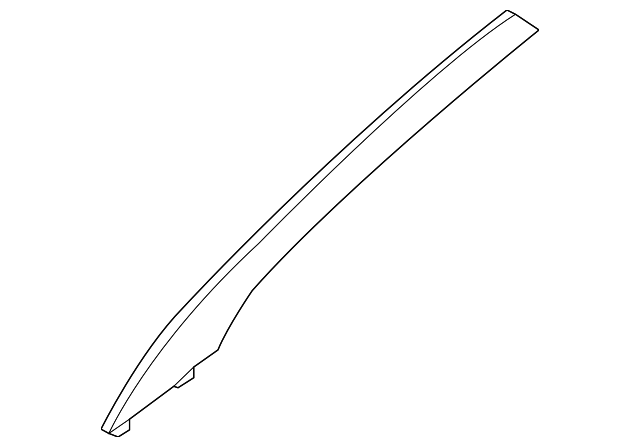 85810-3X500-TX Деталь WINDSHIELD PILLAR TRIM, LEFT