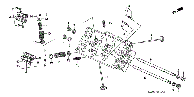 NSX VALVE - ROCKER ARM (RR.)