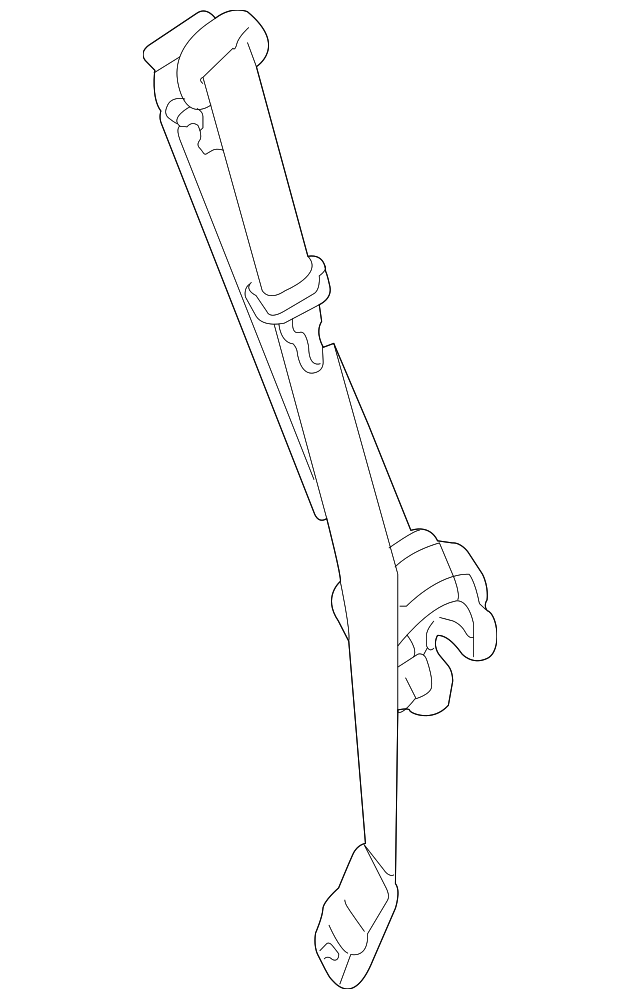 89025855 Деталь BELT & RETRACTOR, RIGHT