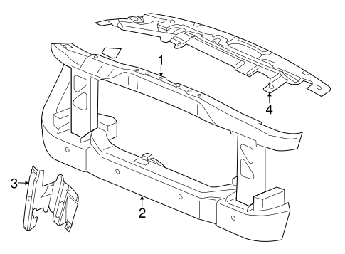 Durango RADIATOR SUPPORT