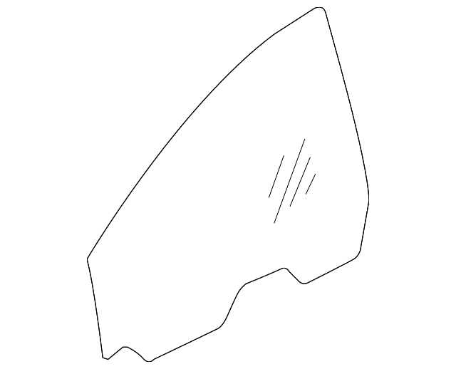 80300-5Z000 Деталь DOOR GLASS, RIGHT