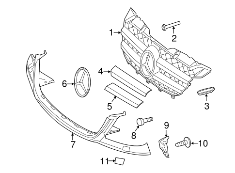 Sprinter 3500 GRILLE & COMPONENTS