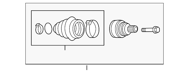 8R0-598-099-BX Деталь OUTER JOINT, RIGHT
