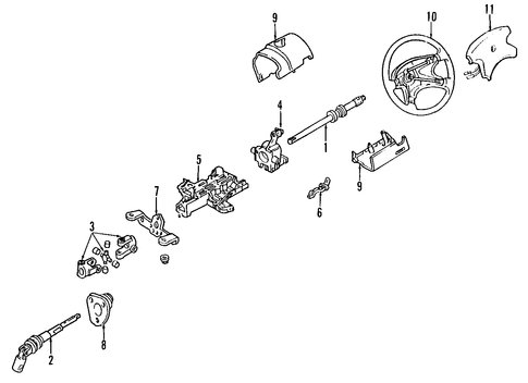 Quest STEERING COLUMN