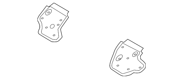 65551-3Y000 Деталь SEAT BELT ANCHOR, LEFT