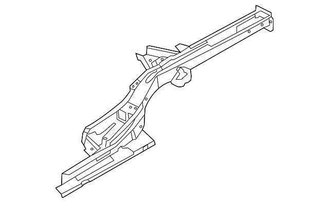 65710-3Y000 Деталь RAIL ASSY, LEFT