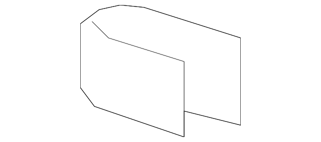 92139070 LWR CTR PLR TRIM RETAINER, LEFT