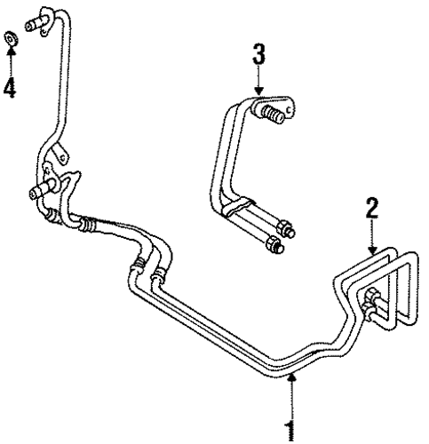 Cabriolet TRANS OIL COOLER