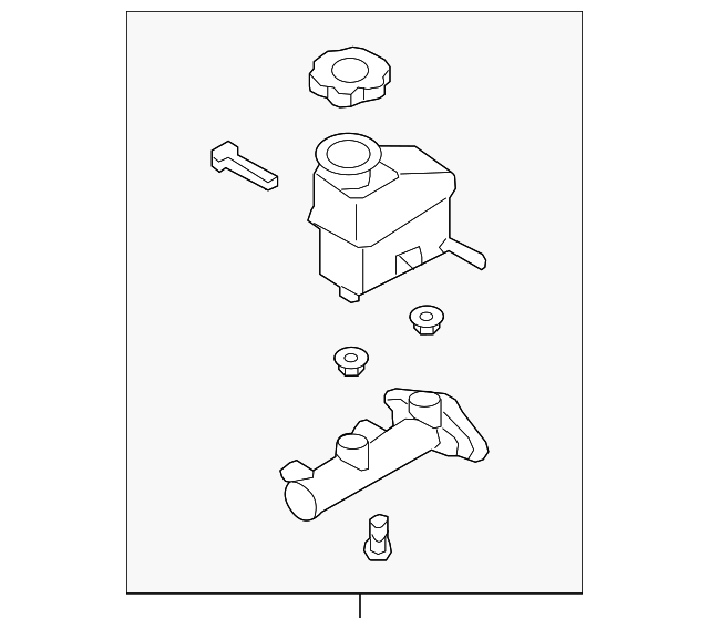 58510-2H300 Деталь MASTER CYL ASSY