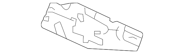 MR592998 Деталь SUPPORT PANEL, RIGHT