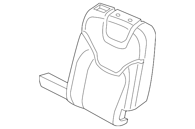 68091765AB Деталь SEAT BACK PAD, LEFT