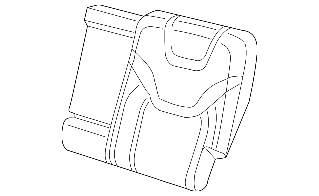 5RA81LC5AD Деталь SEAT BACK COVER, LEFT
