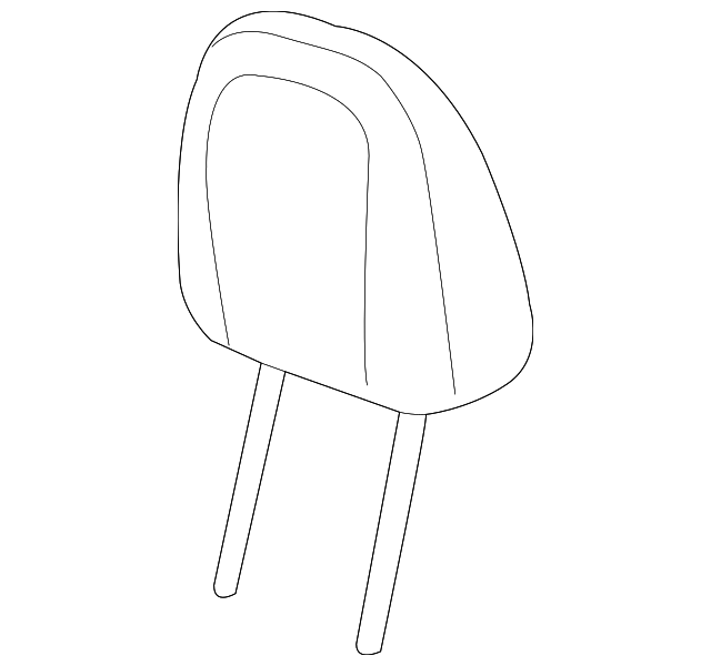 1VR30DX9AA Деталь HEADREST, OUTER, RIGHT