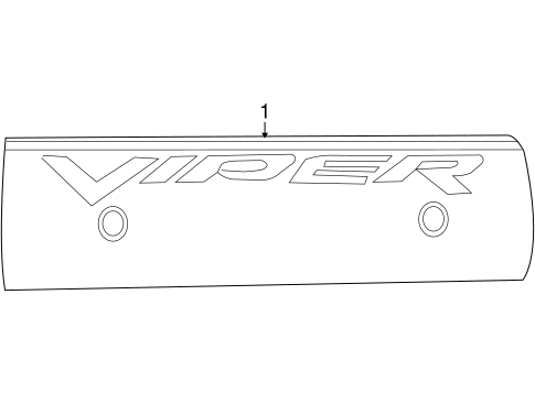 Viper ENGINE APPEARANCE COVER